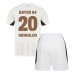 Maillot de foot Bayer Leverkusen Alejandro Grimaldo #20 Extérieur vêtements enfant 2024-25 Manches Courtes (+ pantalon court)